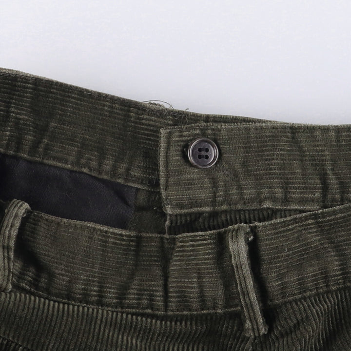 Dockers Recode Two-Pleated Corduroy Pants, Men's, Size W35 cotton Khaki type Vintage Second Hand
