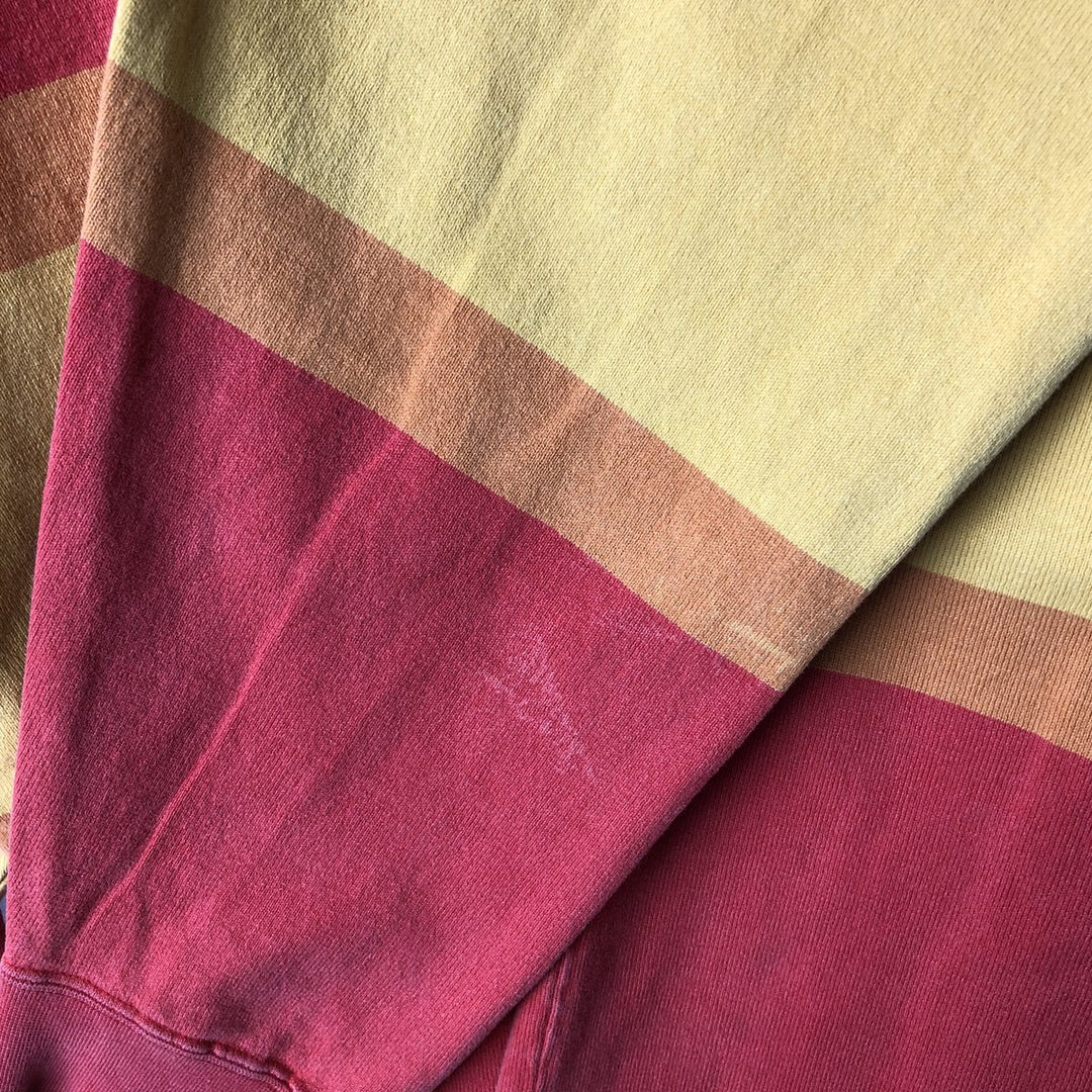 90'S GAP Vintage Long Sleeve Rugby Shirt, Men's XL cotton red type Vintage Second Hand