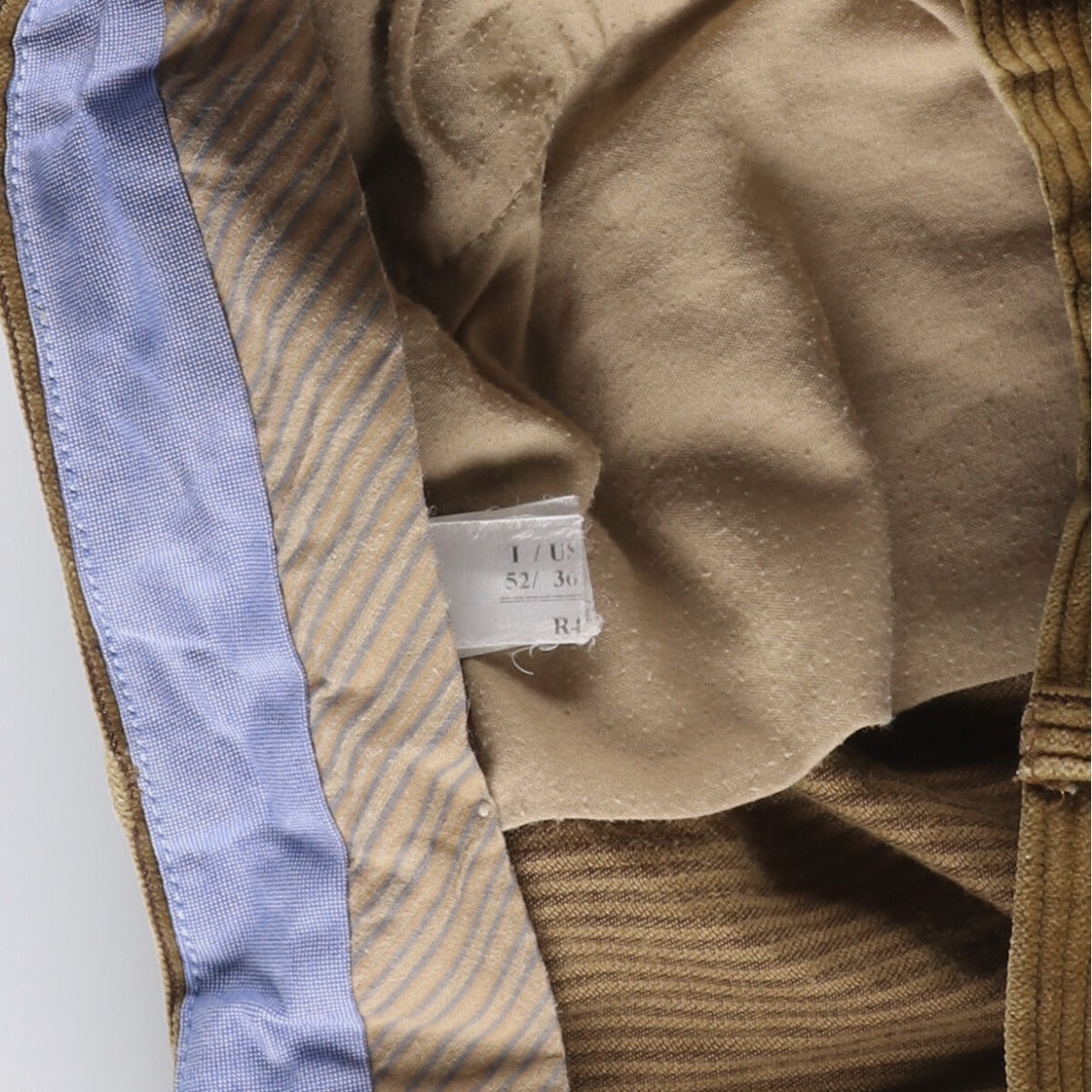 RODRIGO Corduroy Pants Men's Size 35 cotton brown type Vintage Second Hand
