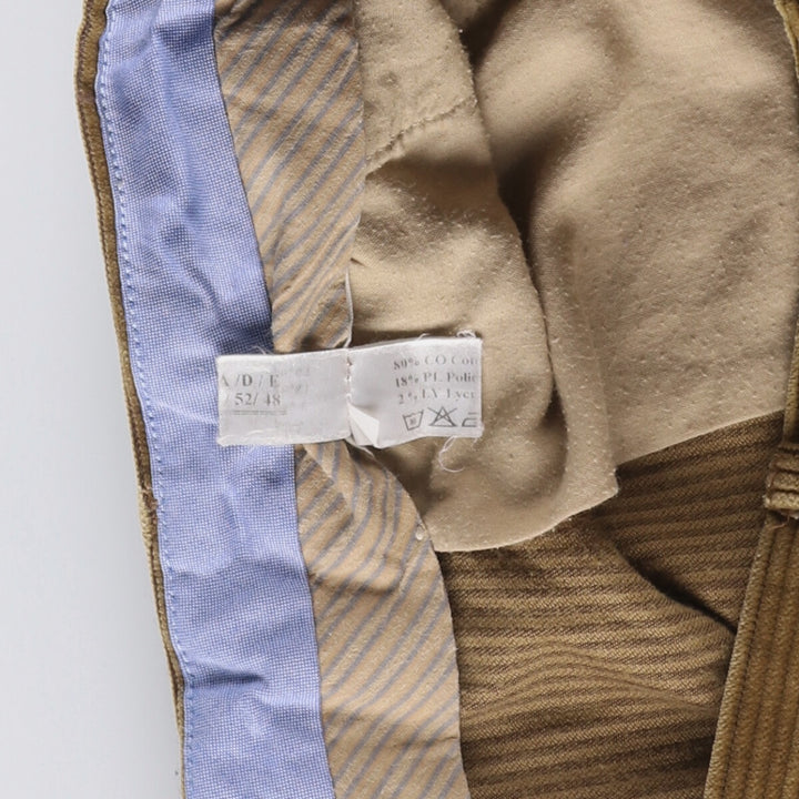 RODRIGO Corduroy Pants Men's Size 35 cotton brown type Vintage Second Hand