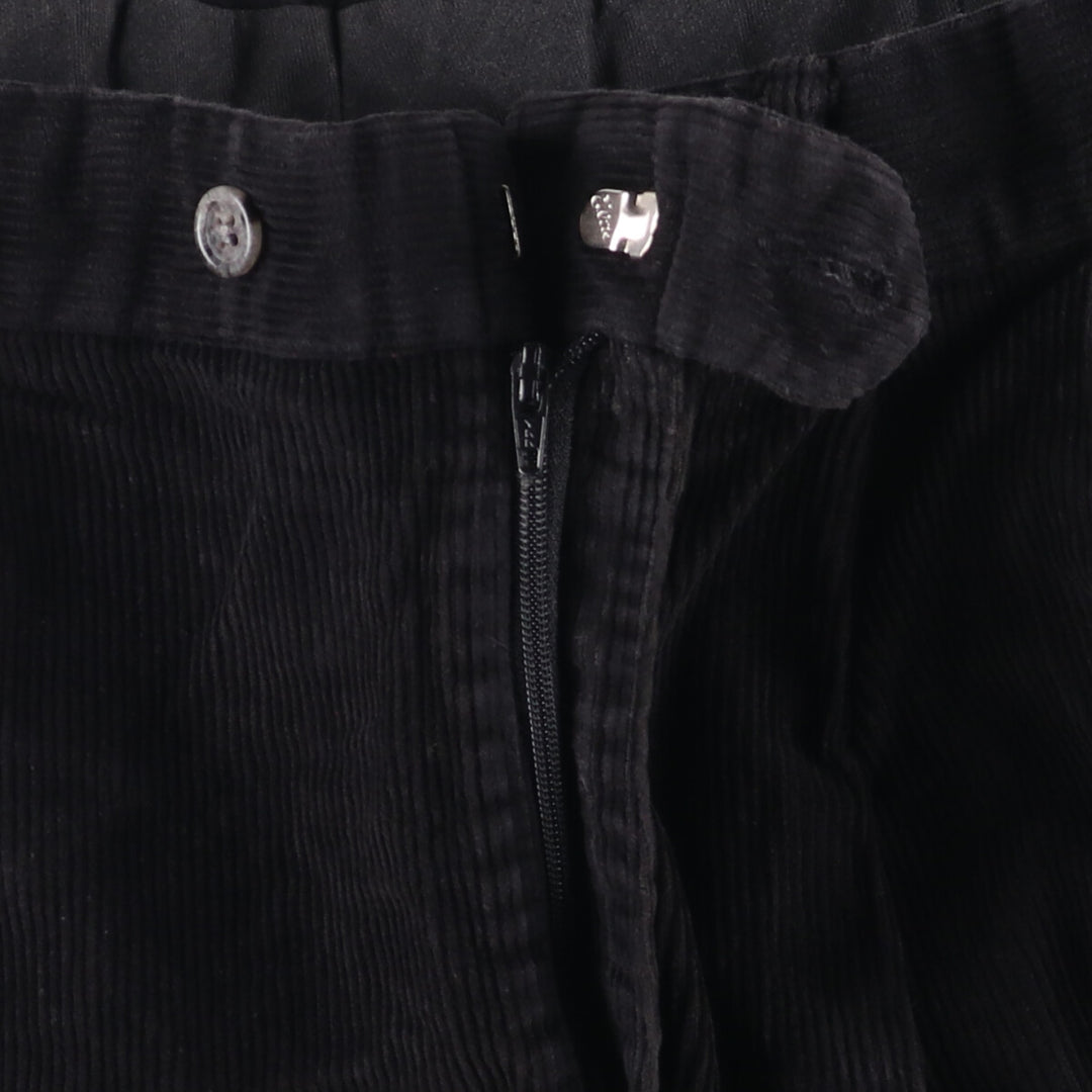 JOS.A.BANK Two-pleat Corduroy Pants, Men's Size 36 unclear black type Vintage Second Hand
