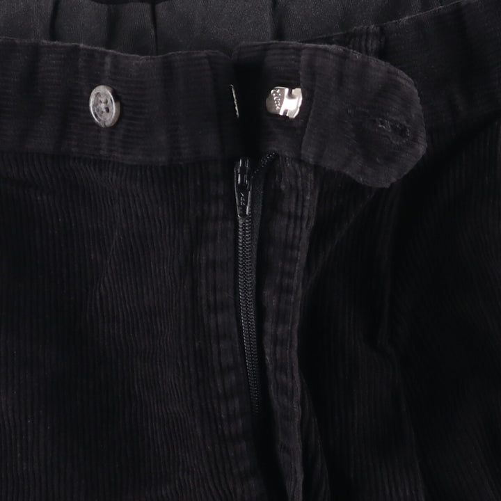 JOS.A.BANK Two-pleat Corduroy Pants, Men's Size 36 unclear black type Vintage Second Hand