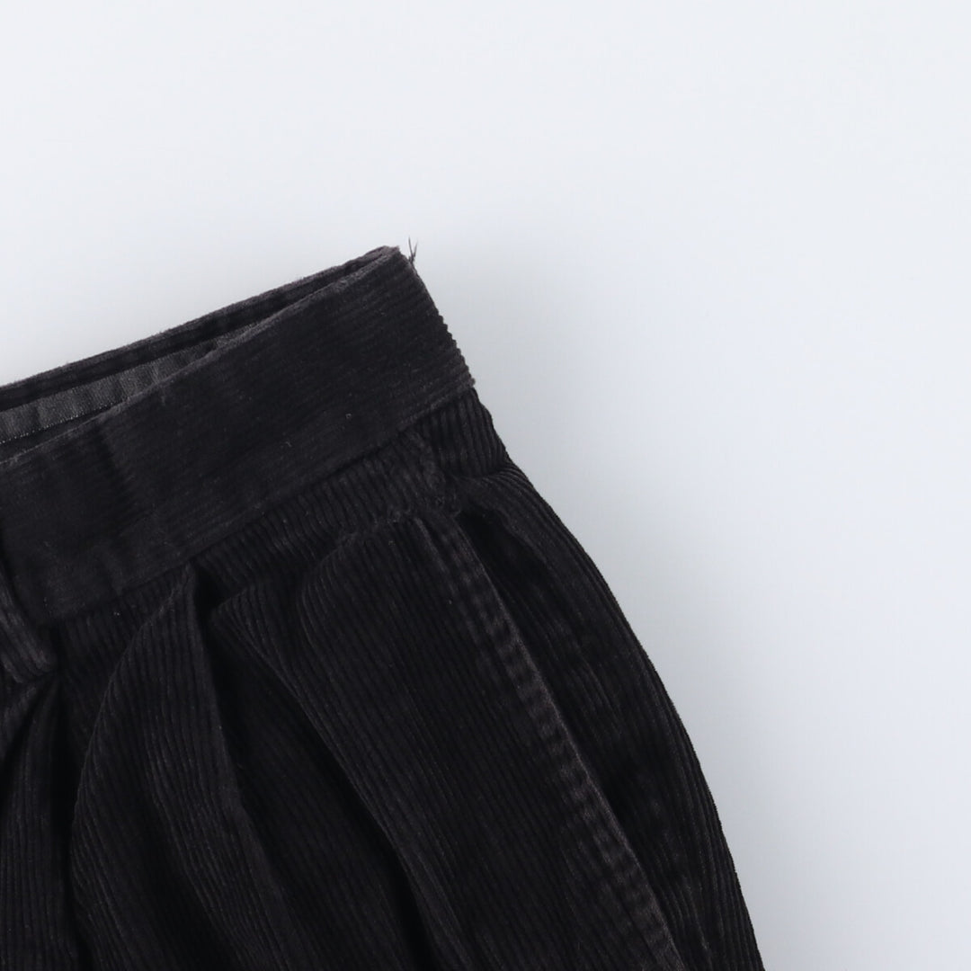 JOS.A.BANK Two-pleat Corduroy Pants, Men's Size 36 unclear black type Vintage Second Hand