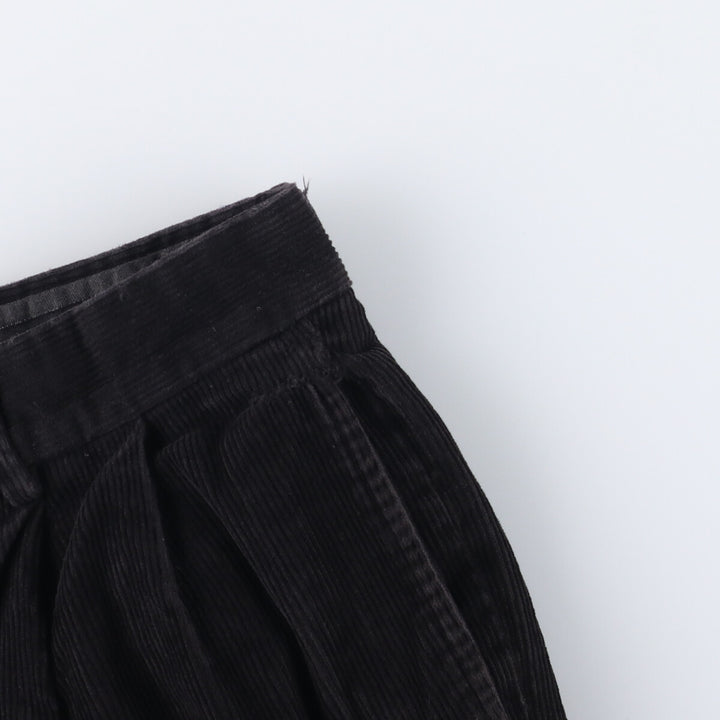 JOS.A.BANK Two-pleat Corduroy Pants, Men's Size 36 unclear black type Vintage Second Hand
