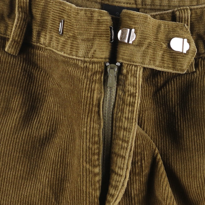 Donna Karan New York DKNY corduroy pants, men's size W36 cotton Khaki type sage green Vintage Second Hand
