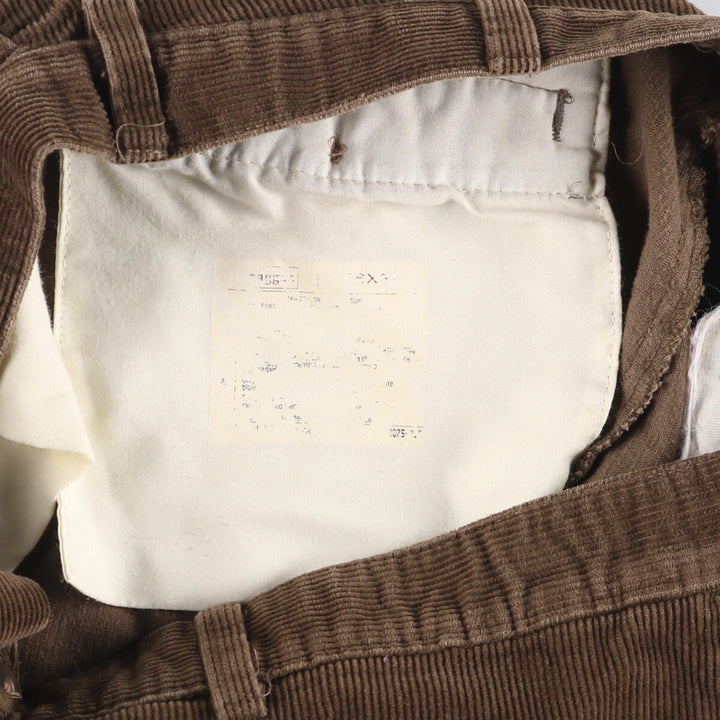 Haggar Corduroy Pants for Men, W36 unclear brown type Vintage Second Hand