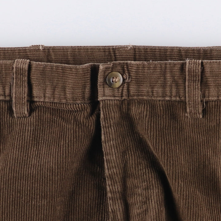 Haggar Corduroy Pants for Men, W36 unclear brown type Vintage Second Hand