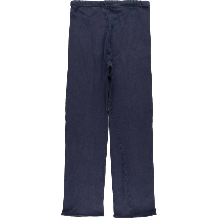 Vintage 90'S Champion Reverse Weave College Sweatpants with Embroidered Tag, Made in USA, Men's Size L cotton navy blue type Vintage Second Hand