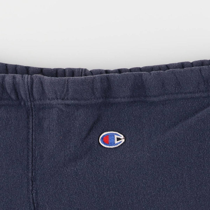 Vintage 90'S Champion Reverse Weave College Sweatpants with Embroidered Tag, Made in USA, Men's Size L cotton navy blue type Vintage Second Hand