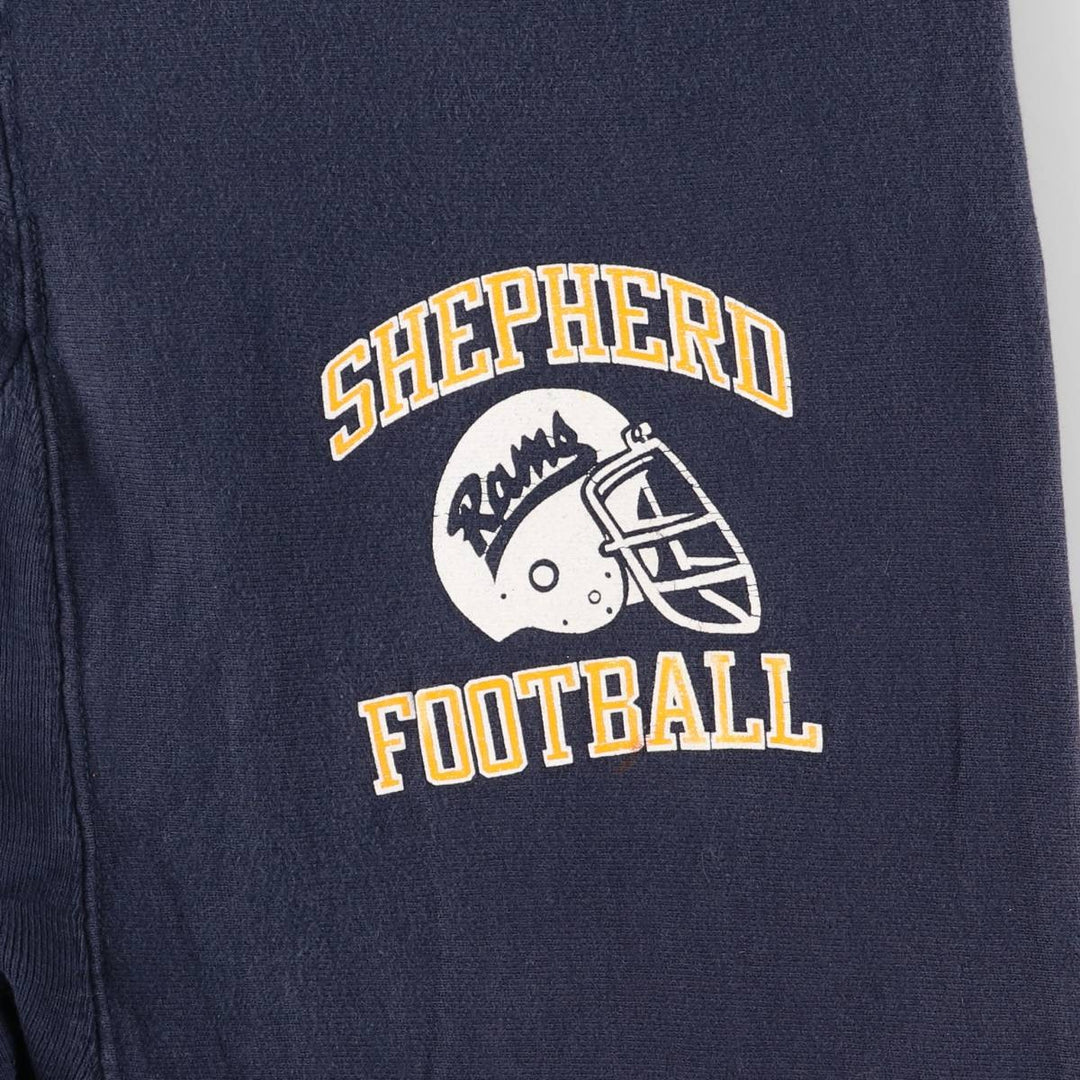 Vintage 90'S Champion Reverse Weave College Sweatpants with Embroidered Tag, Made in USA, Men's Size L cotton navy blue type Vintage Second Hand