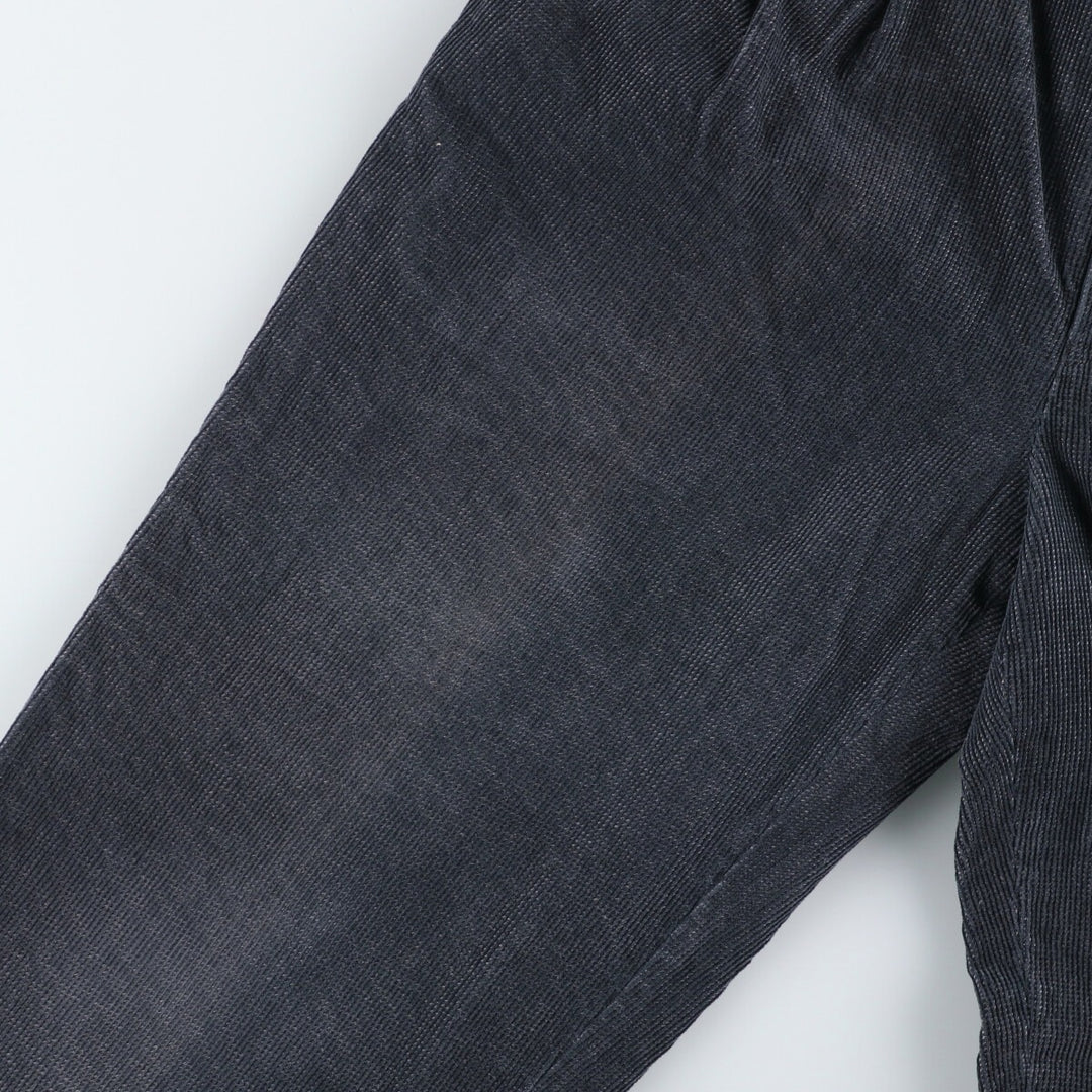 Consensus Two-pleat Corduroy Pants, Men's Size W31 cotton gray type Vintage Second Hand
