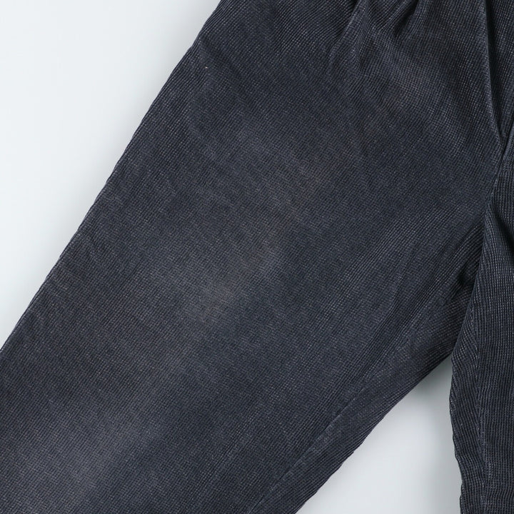 Consensus Two-pleat Corduroy Pants, Men's Size W31 cotton gray type Vintage Second Hand