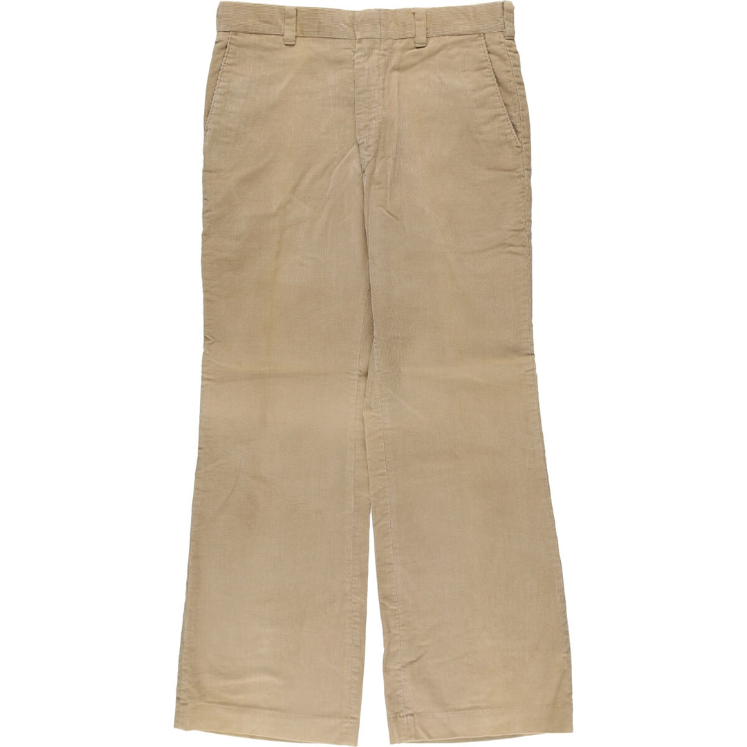Vintage Levi's PANATELA Flare-Cut Corduroy Pants from the 1970'S and 1980s, Men's Size W32 unclear Beige type Vintage Second Hand