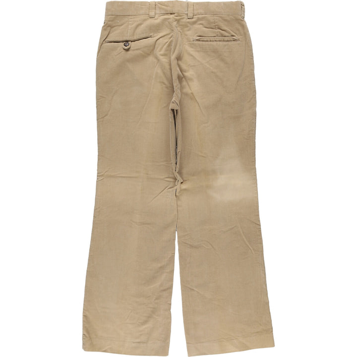 Vintage Levi's PANATELA Flare-Cut Corduroy Pants from the 1970'S and 1980s, Men's Size W32 unclear Beige type Vintage Second Hand