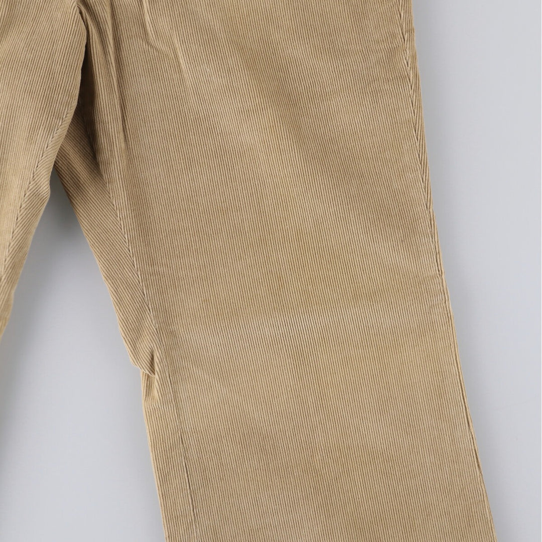 Vintage Levi's PANATELA Flare-Cut Corduroy Pants from the 1970'S and 1980s, Men's Size W32 unclear Beige type Vintage Second Hand
