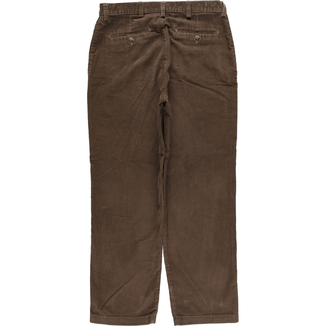 Haggar Corduroy Pants for Men, W34 cotton brown type Vintage Second Hand