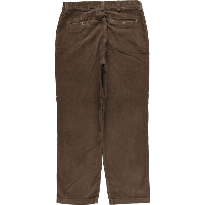 Haggar Corduroy Pants for Men, W34 cotton brown type Vintage Second Hand