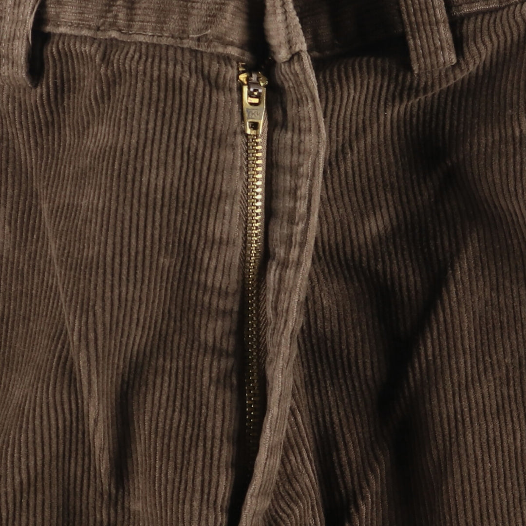 Haggar Corduroy Pants for Men, W34 cotton brown type Vintage Second Hand