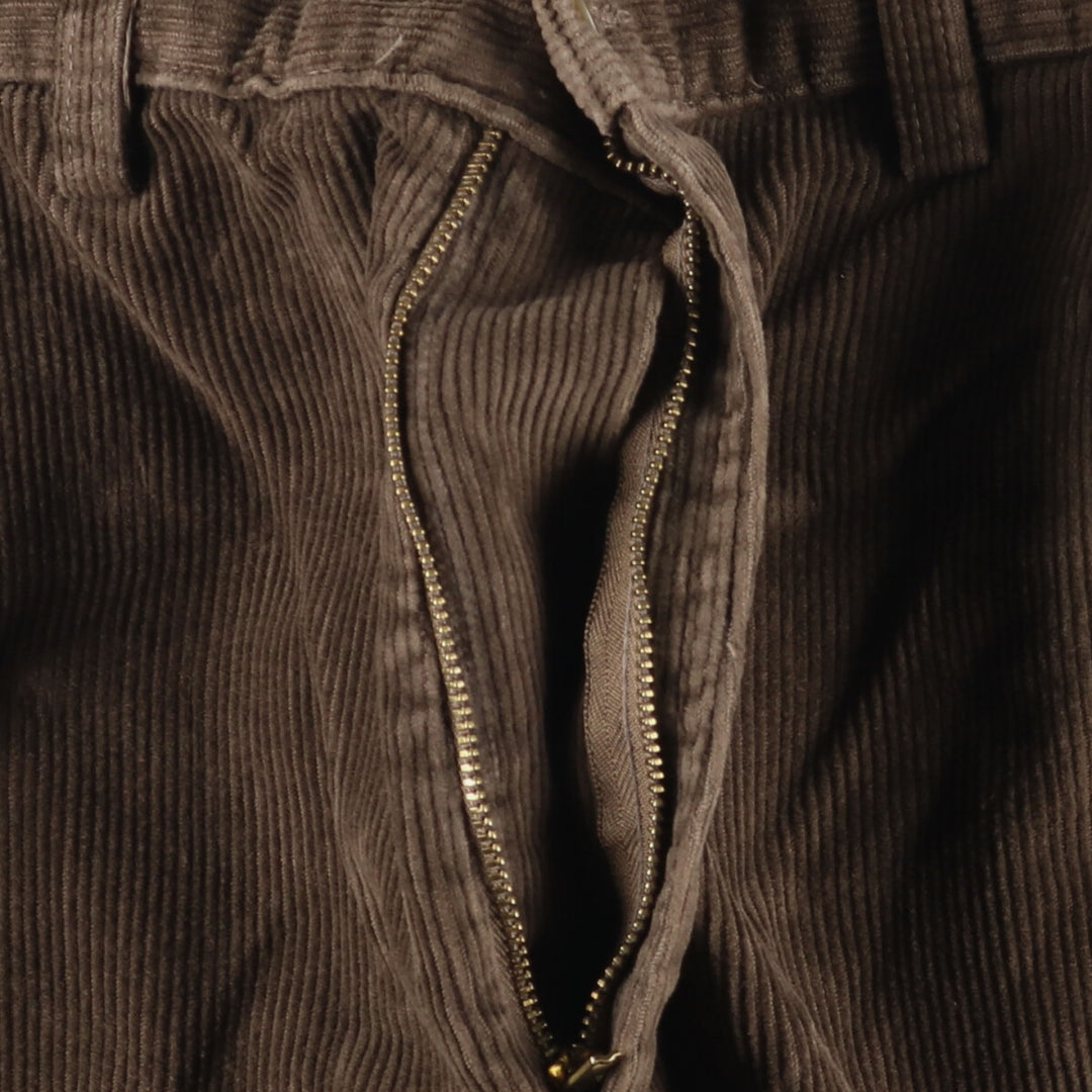 Haggar Corduroy Pants for Men, W34 cotton brown type Vintage Second Hand
