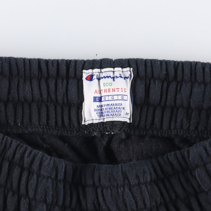 Champion ECO AUTHENTIC sweatpants, men's size L cotton black type Vintage Second Hand
