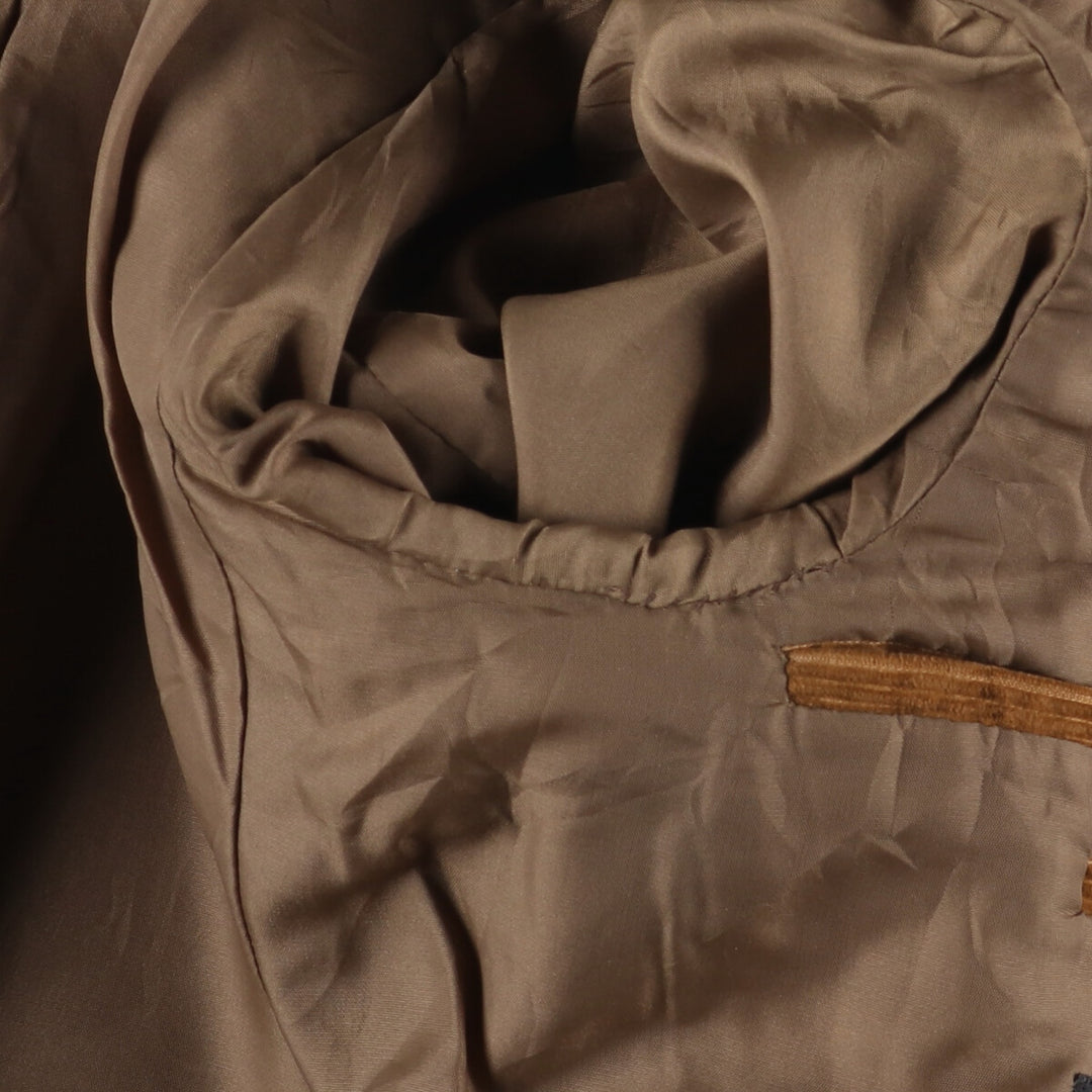 TED LAPIDUS Corduroy Tailored Jacket, Made in France, Men's Size M unclear orange type Vintage Second Hand