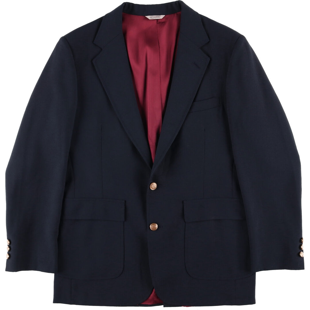 MERVYN'S TJW Navy Blazer, Tailored Jacket, Made in USA, Men's Size Medium unclear navy blue type Vintage Second Hand