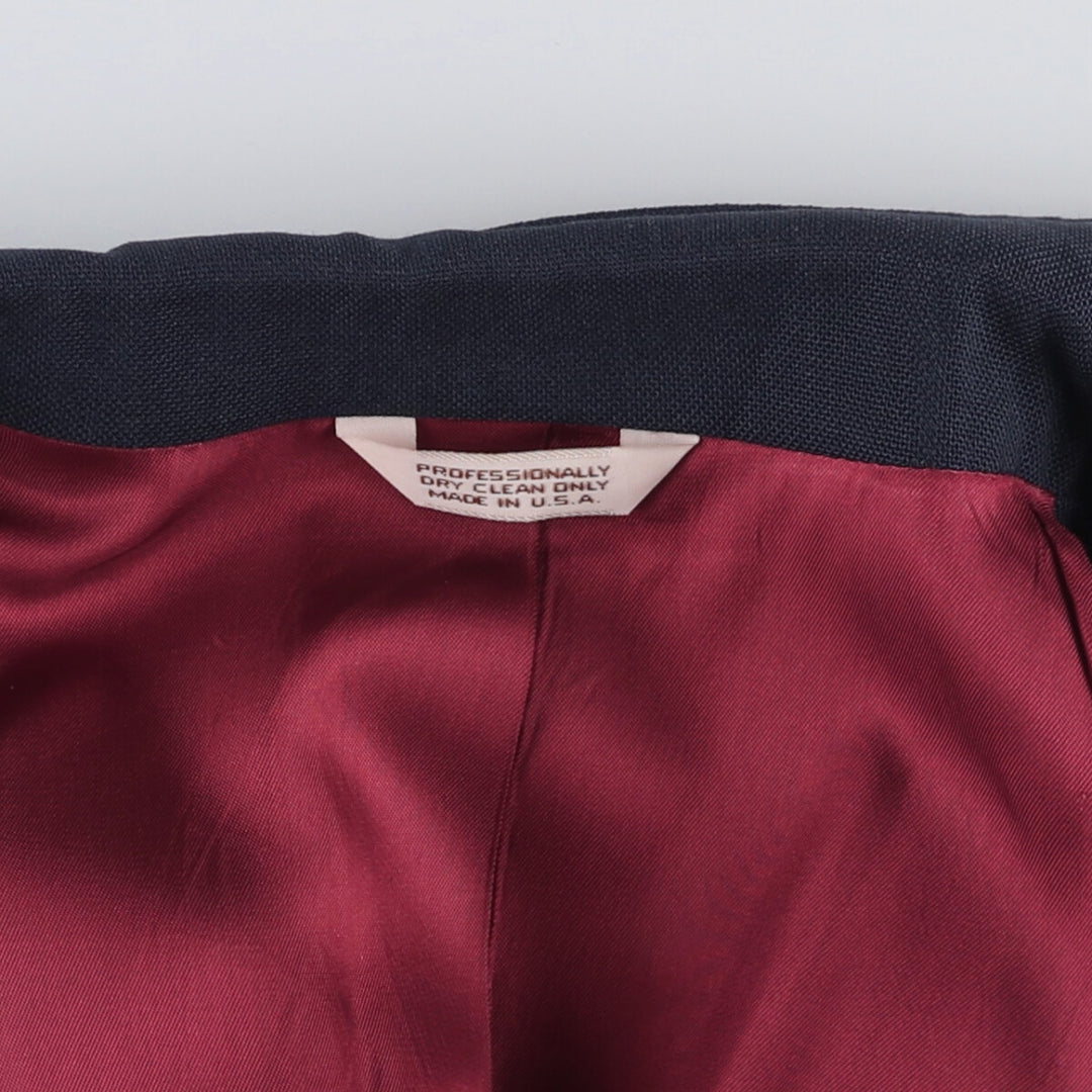 MERVYN'S TJW Navy Blazer, Tailored Jacket, Made in USA, Men's Size Medium unclear navy blue type Vintage Second Hand