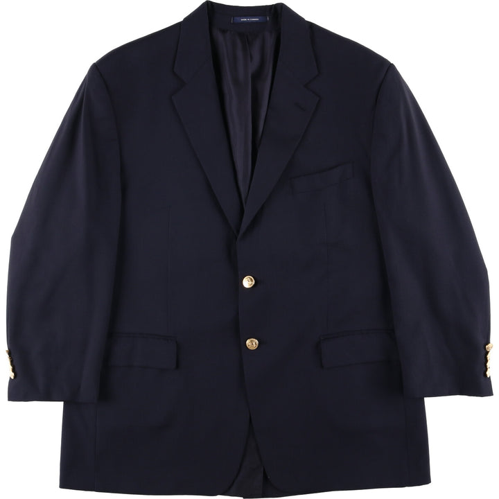 Ralph Lauren Chaps Navy Blazer, Tailored Jacket, Made in Canada, Men's Size L unclear navy blue type Vintage Second Hand