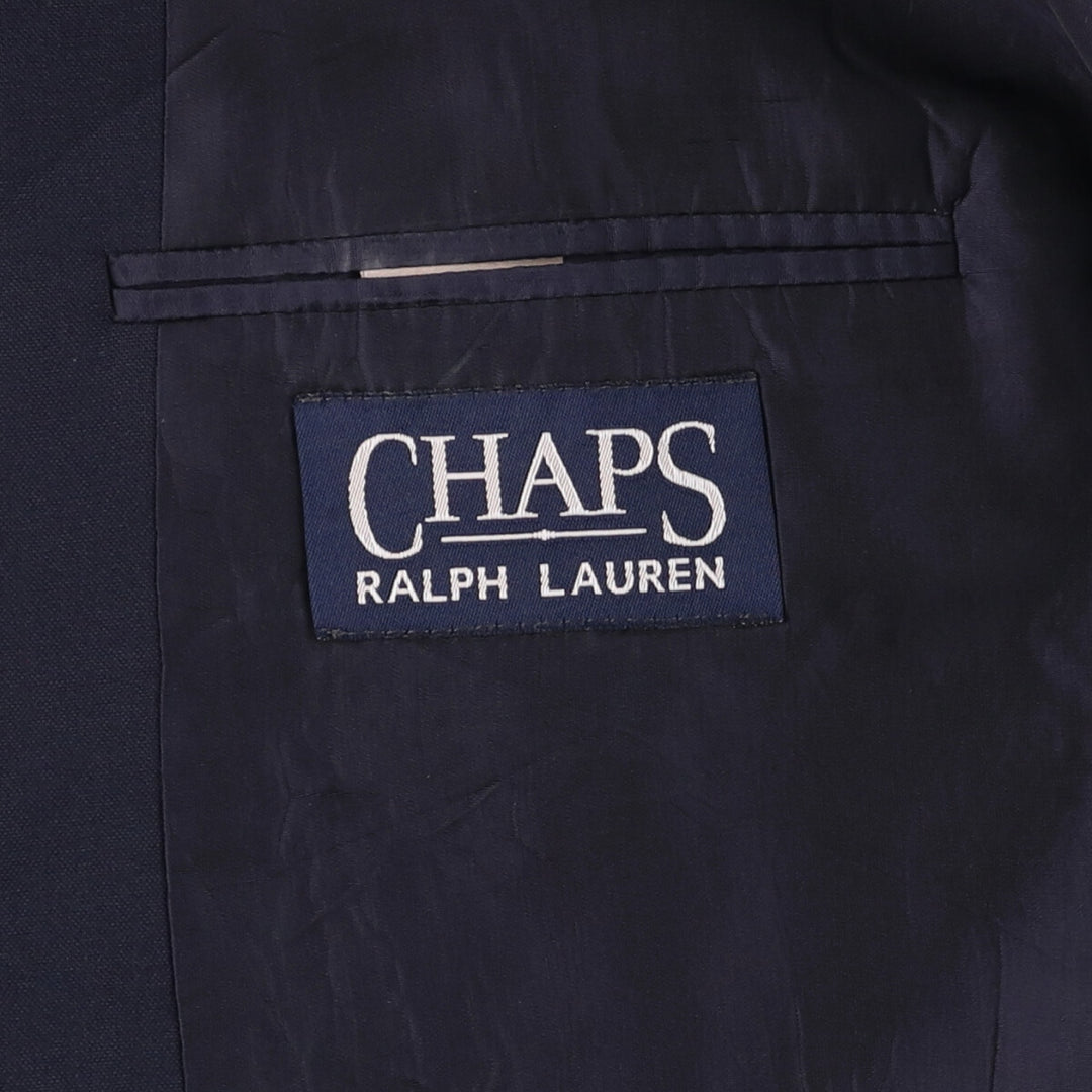 Ralph Lauren Chaps Navy Blazer, Tailored Jacket, Made in Canada, Men's Size L unclear navy blue type Vintage Second Hand