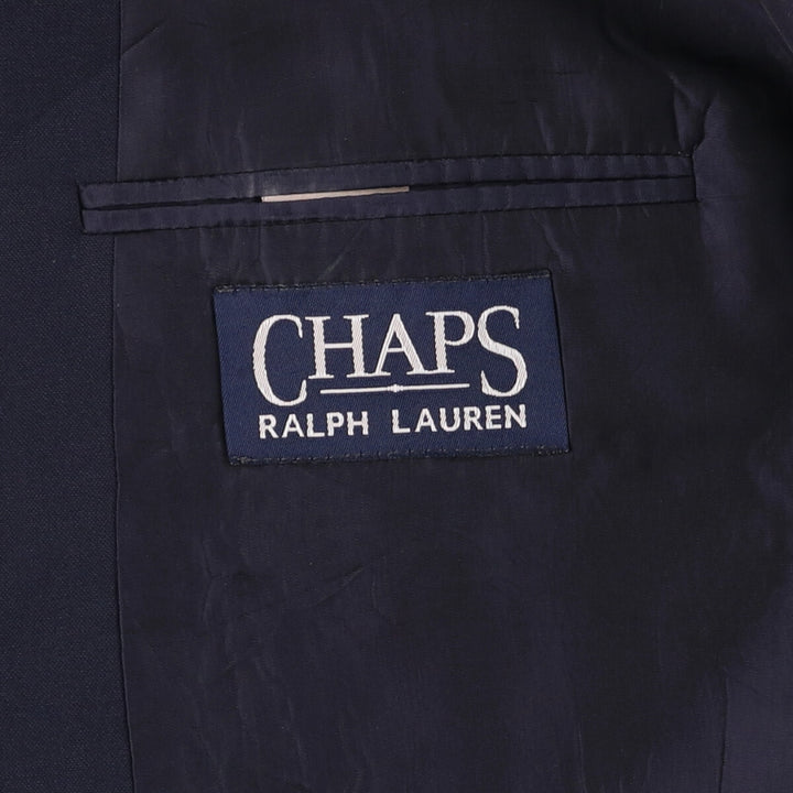 Ralph Lauren Chaps Navy Blazer, Tailored Jacket, Made in Canada, Men's Size L unclear navy blue type Vintage Second Hand