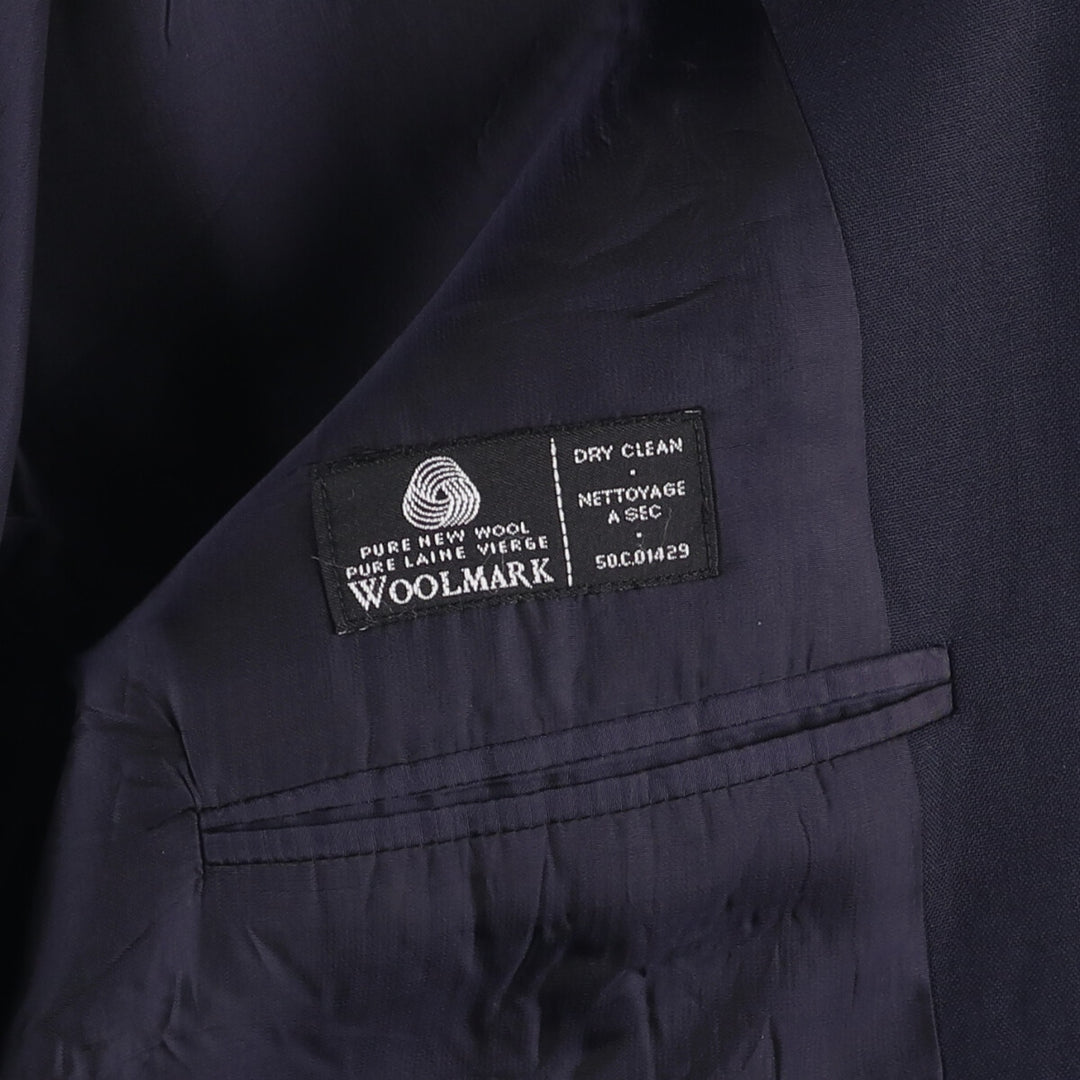 Ralph Lauren Chaps Navy Blazer, Tailored Jacket, Made in Canada, Men's Size L unclear navy blue type Vintage Second Hand