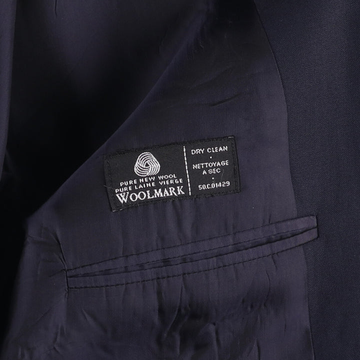 Ralph Lauren Chaps Navy Blazer, Tailored Jacket, Made in Canada, Men's Size L unclear navy blue type Vintage Second Hand