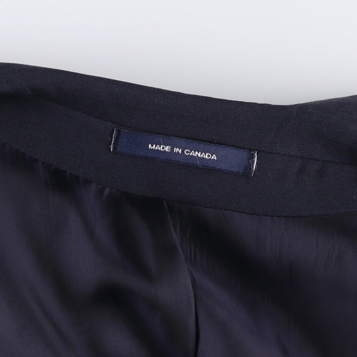 Ralph Lauren Chaps Navy Blazer, Tailored Jacket, Made in Canada, Men's Size L unclear navy blue type Vintage Second Hand