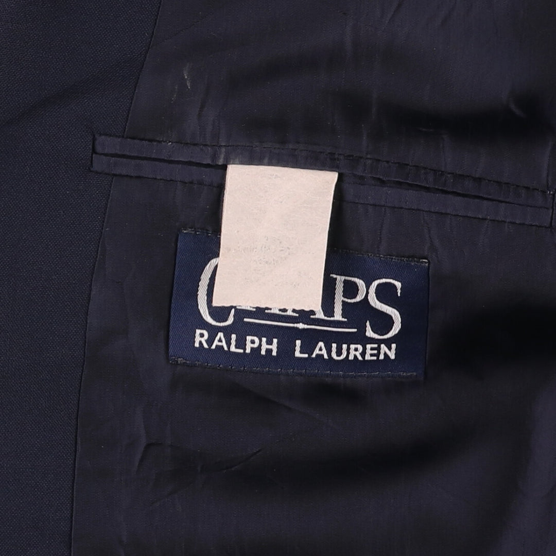 Ralph Lauren Chaps Navy Blazer, Tailored Jacket, Made in Canada, Men's Size L unclear navy blue type Vintage Second Hand