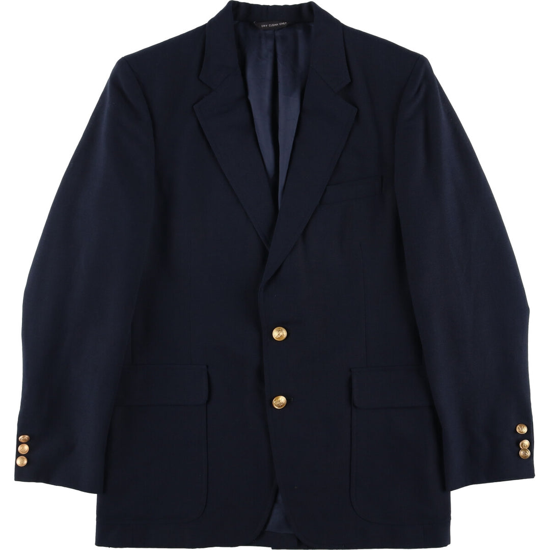 WOODMERE Navy Blazer, Tailored Jacket, Men's Size M unclear navy blue type Vintage Second Hand
