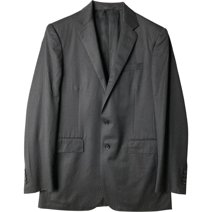 Ralph Lauren wool tailored jacket, made in Italy, men's size S wool Charcoal Vintage Second Hand