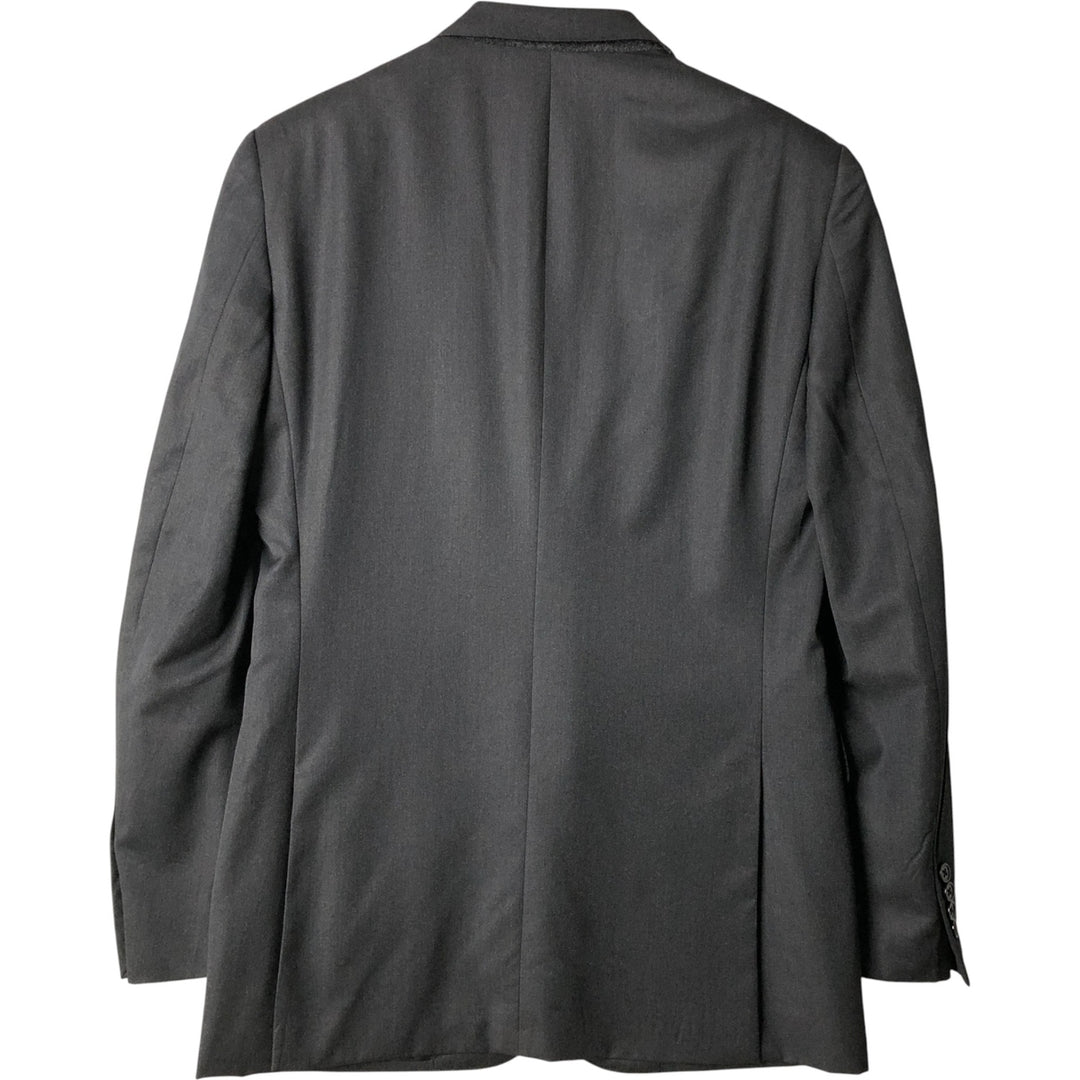 Ralph Lauren wool tailored jacket, made in Italy, men's size S wool Charcoal Vintage Second Hand