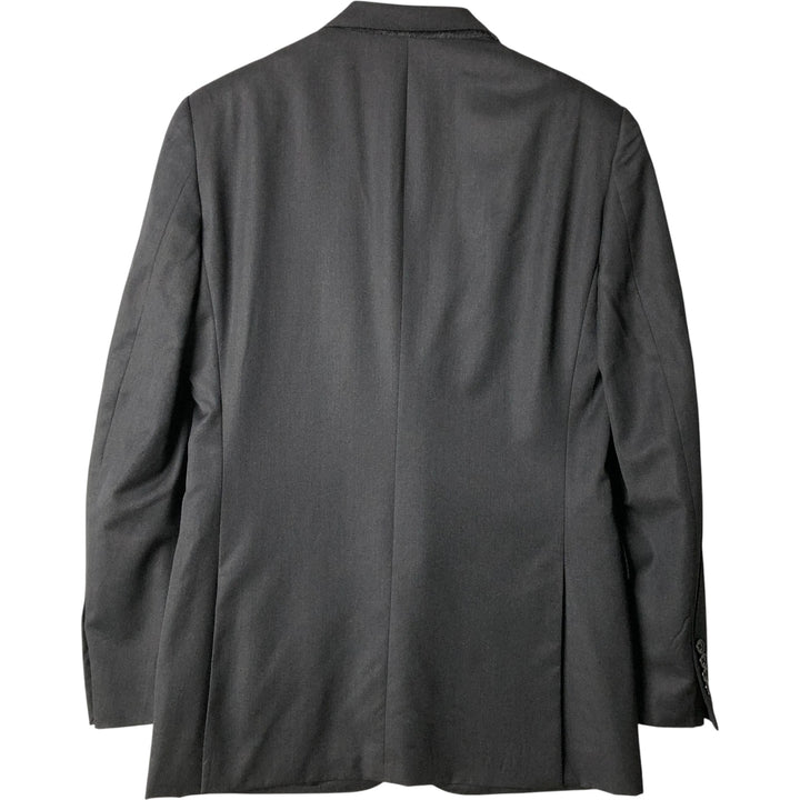 Ralph Lauren wool tailored jacket, made in Italy, men's size S wool Charcoal Vintage Second Hand