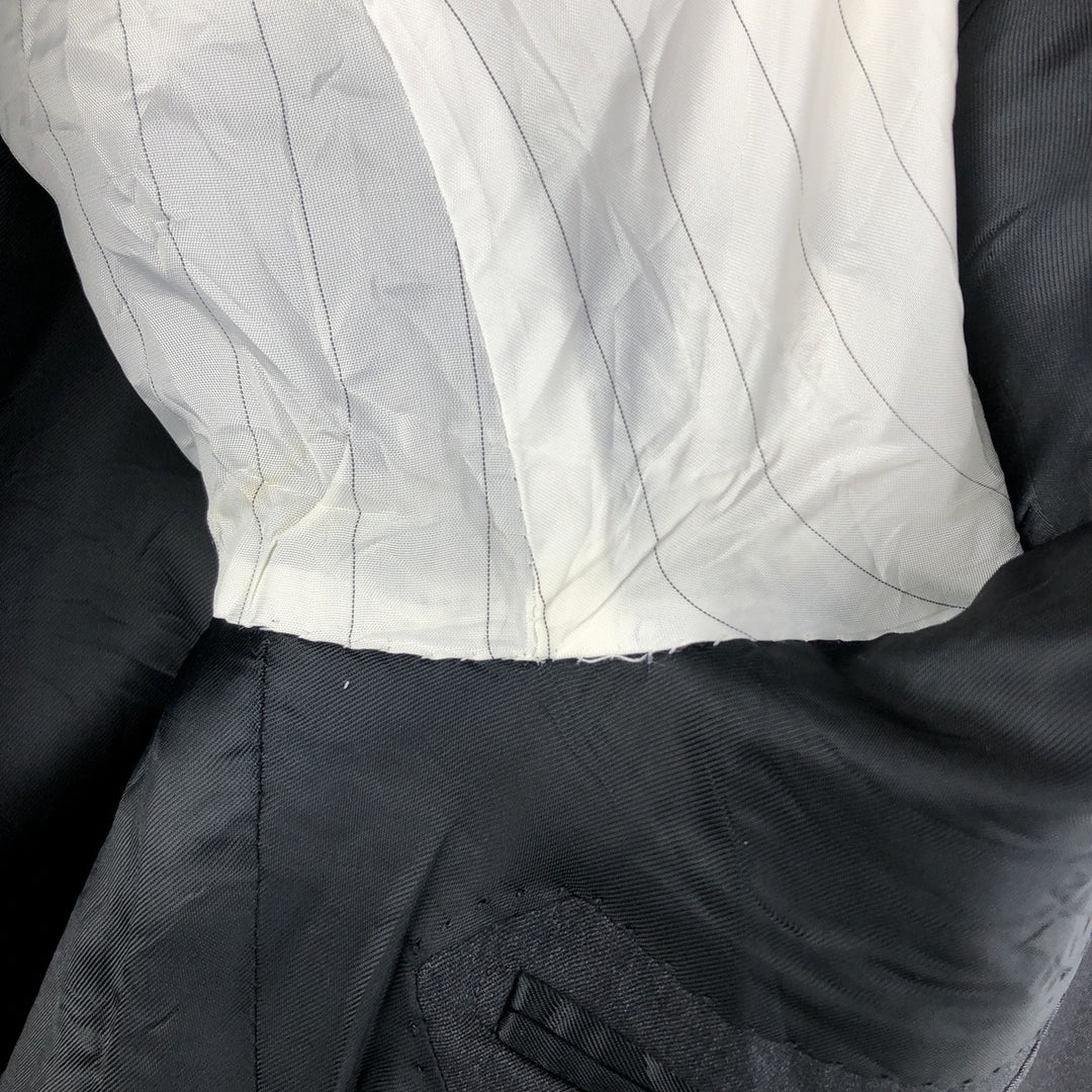 Ralph Lauren wool tailored jacket, made in Italy, men's size S wool Charcoal Vintage Second Hand
