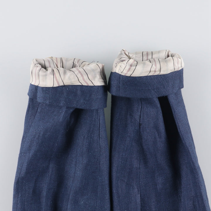 Ralph Lauren POLO RALPH LAUREN linen tailored jacket, men's size M linen navy blue type Vintage Second Hand