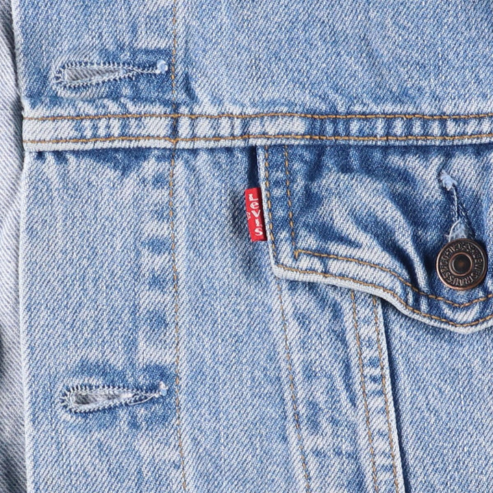 90'S Levi's 70503-0210 denim jacket, G-jacket, men's XL size, vintage cotton blue type Vintage Second Hand