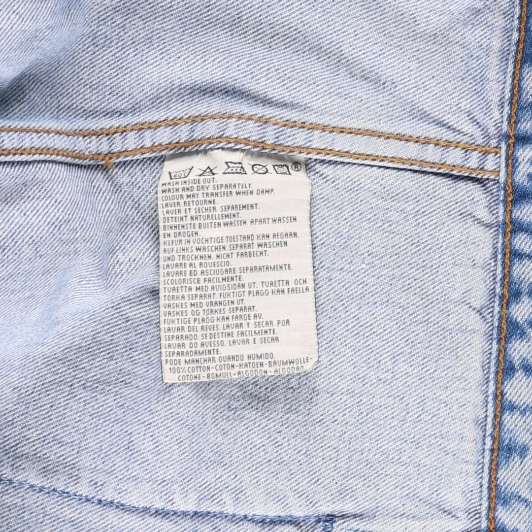 90'S Levi's 70503-0210 denim jacket, G-jacket, men's XL size, vintage cotton blue type Vintage Second Hand