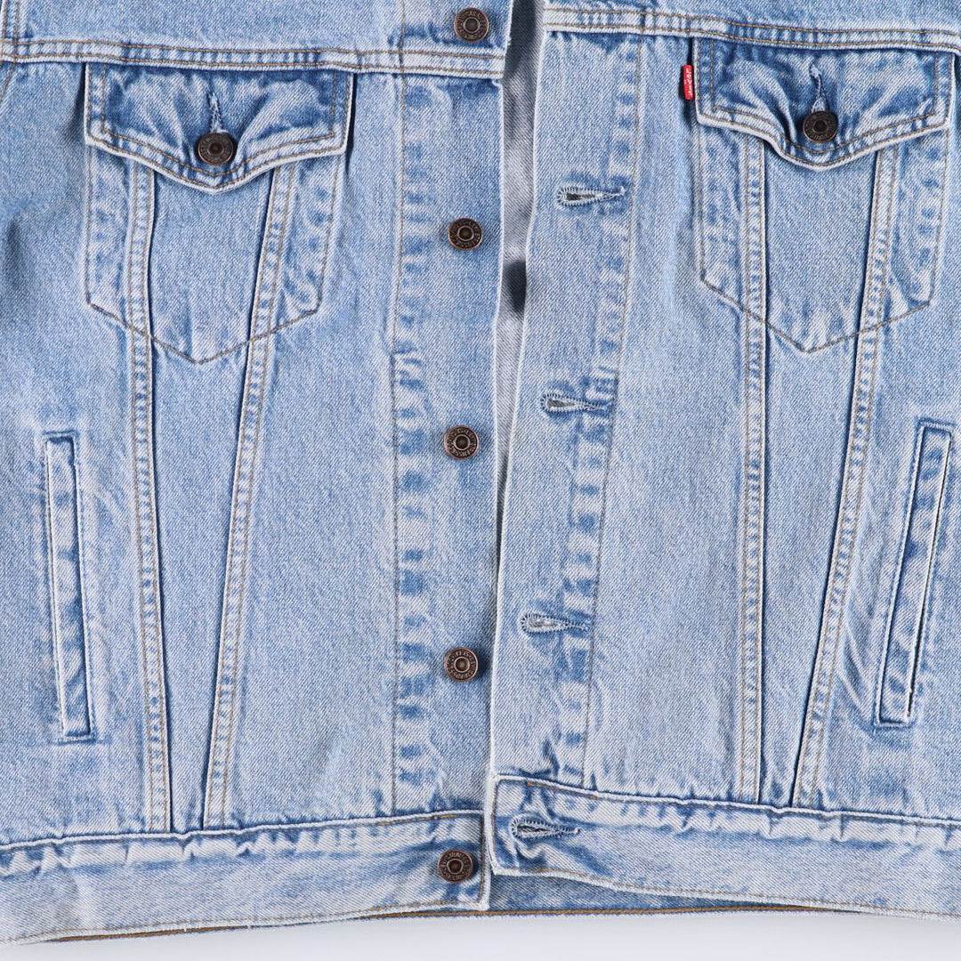 90'S Levi's 70503-0210 denim jacket, G-jacket, men's XL size, vintage cotton blue type Vintage Second Hand