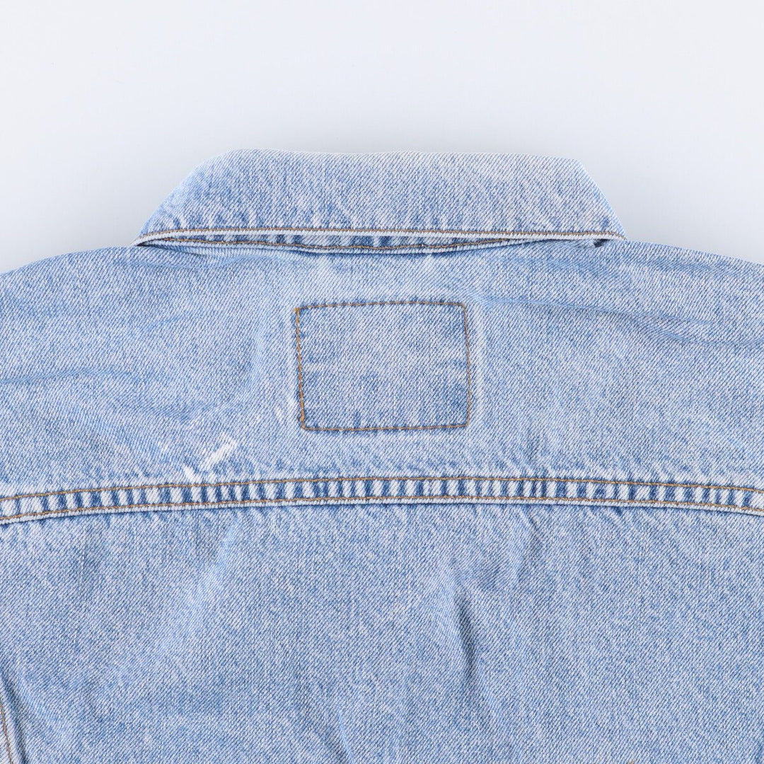90'S Levi's 70503-0210 denim jacket, G-jacket, men's XL size, vintage cotton blue type Vintage Second Hand