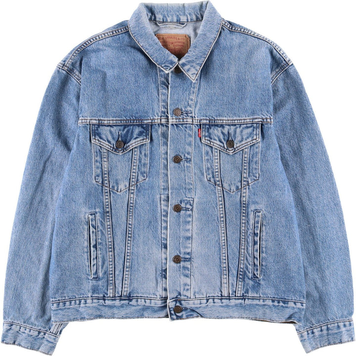 90'S Levi's 70503-0216 Denim Jacket, Men's Size XL, Vintage cotton blue type Vintage Second Hand