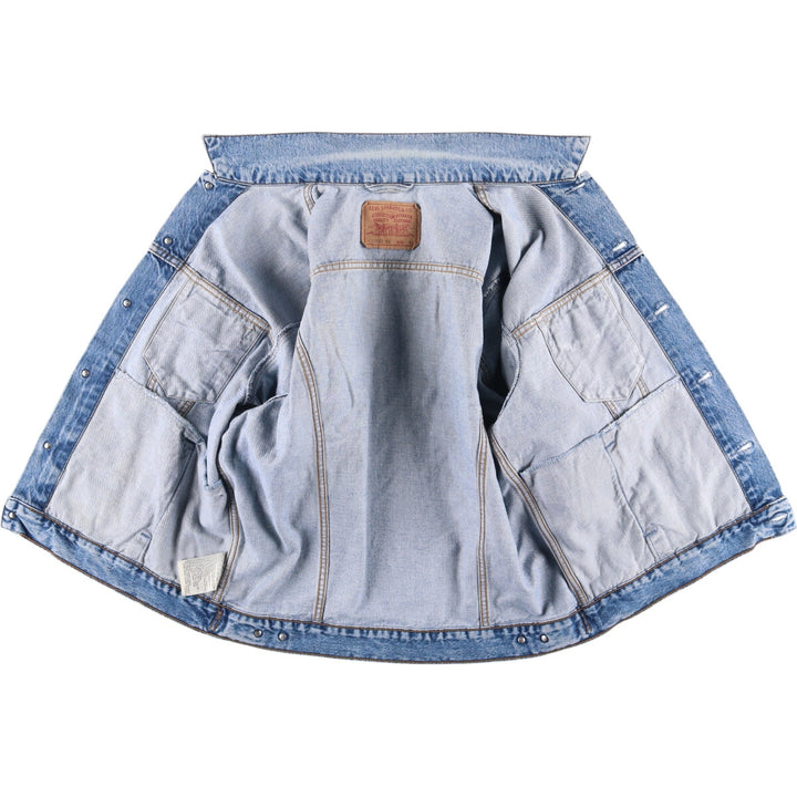 90'S Levi's 70503-0216 Denim Jacket, Men's Size XL, Vintage cotton blue type Vintage Second Hand
