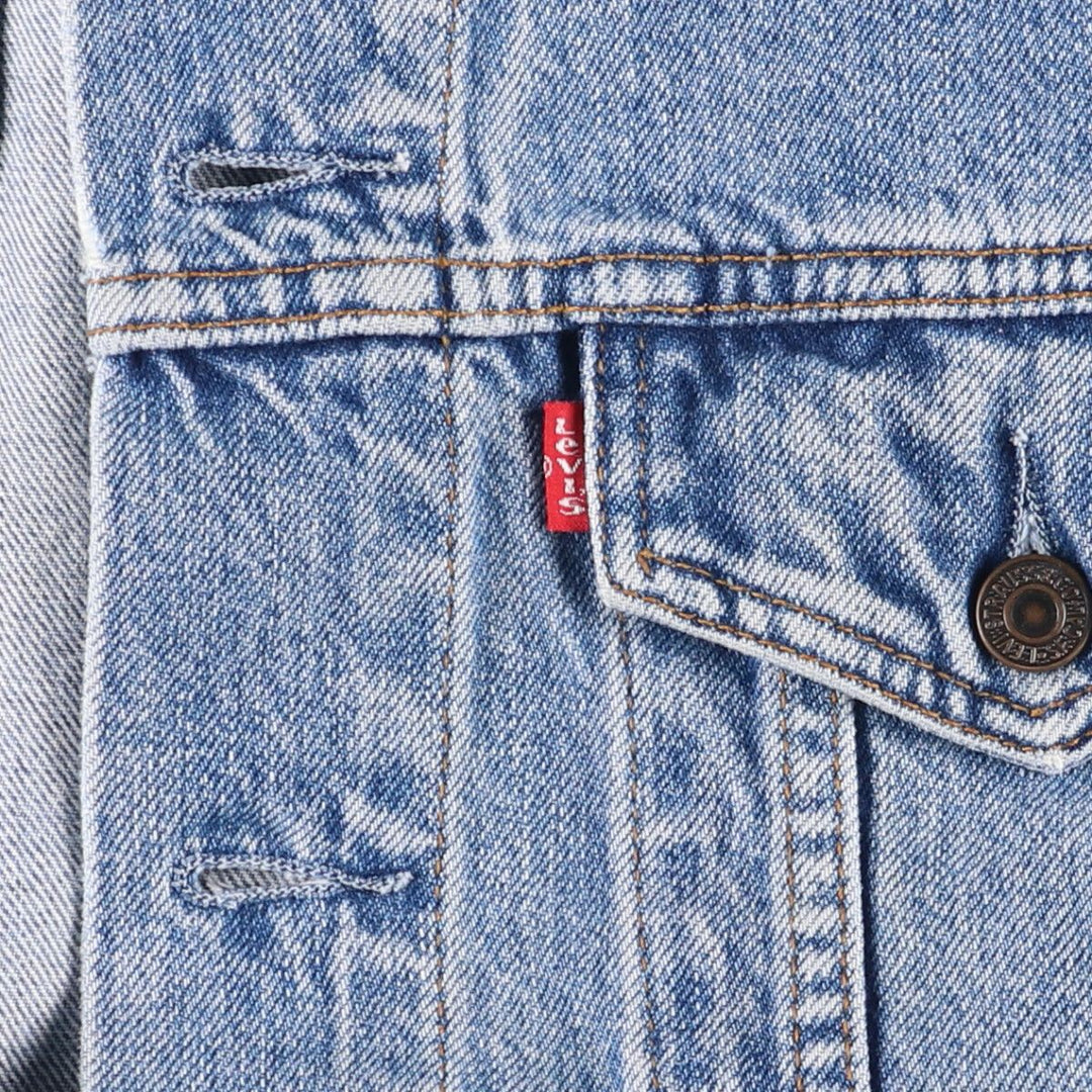 90'S Levi's 70503-0216 Denim Jacket, Men's Size XL, Vintage cotton blue type Vintage Second Hand