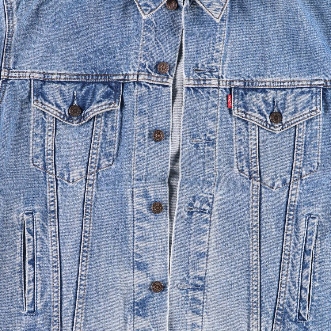 90'S Levi's 70503-0216 Denim Jacket, Men's Size XL, Vintage cotton blue type Vintage Second Hand