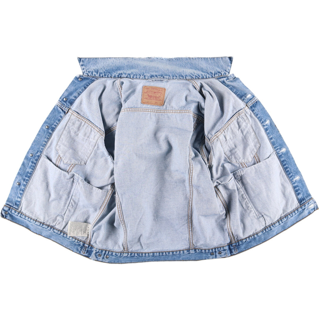 90'S Levi's 70503-0216 Denim Jacket, Men's Size XL, Vintage cotton blue type Vintage Second Hand