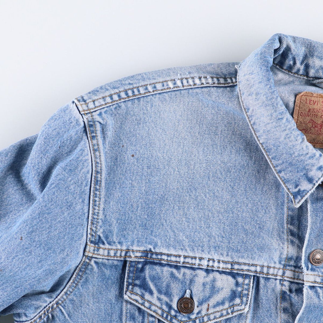 90'S Levi's 70503-0216 Denim Jacket, Men's Size XL, Vintage cotton blue type Vintage Second Hand